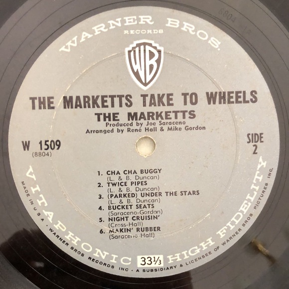 The Marketts Vinyl Album Take To Wheels - Picture 6 of 6